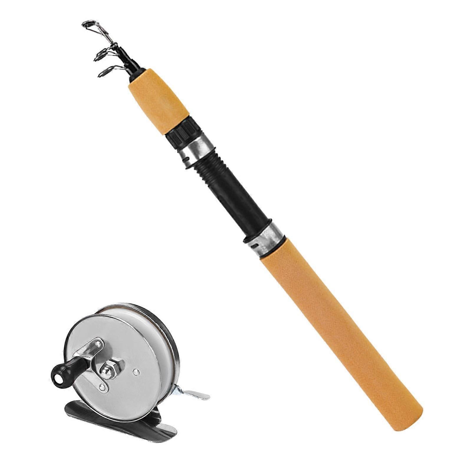 Compact Ice Fishing Rod and Reel Set, Lightweight Design for Easy Fishing, Ideal for Float Fishing and Lake Adventures