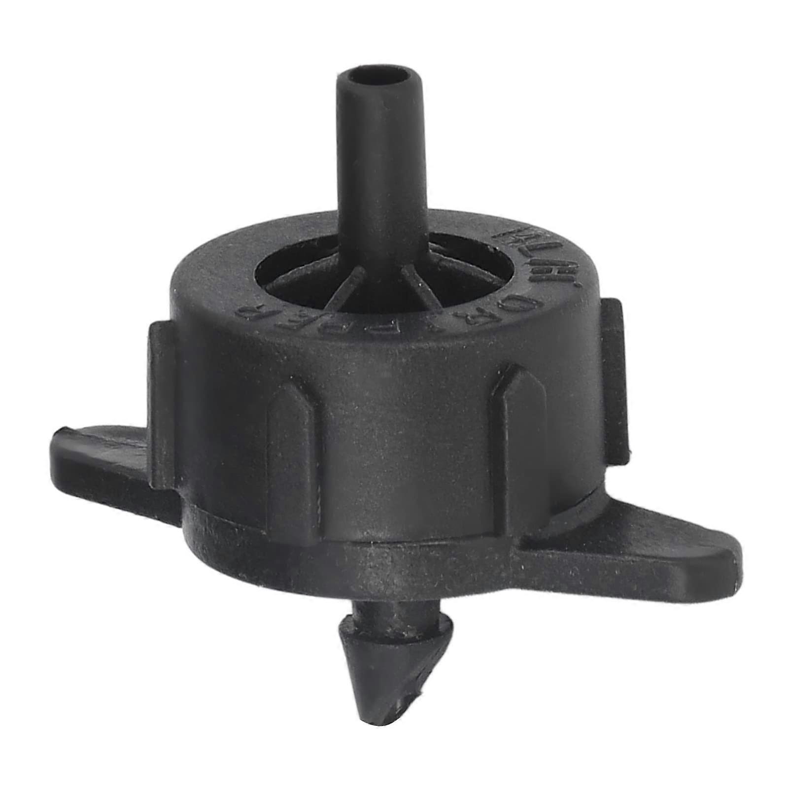 Drip Emitter, 100 Pack, 4 Mm, Pressure Compensating, Black PP Material