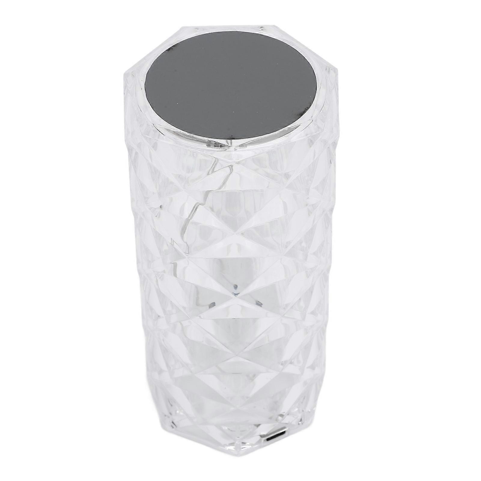 Ambiance Table Lamp 3 Color Touch Control Exquisite Look Acrylic Rechargeable Bedside Night Lamp for Home Bedroom Large 