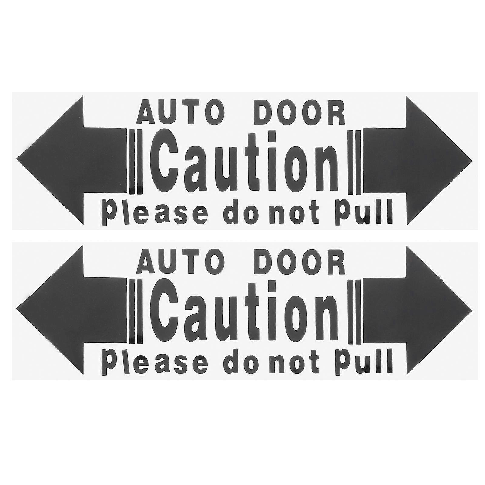 It looks like you're referring to a product listing for **car door warning stickers** (2 pieces), possibly for use on vehicles like cars, trucks,