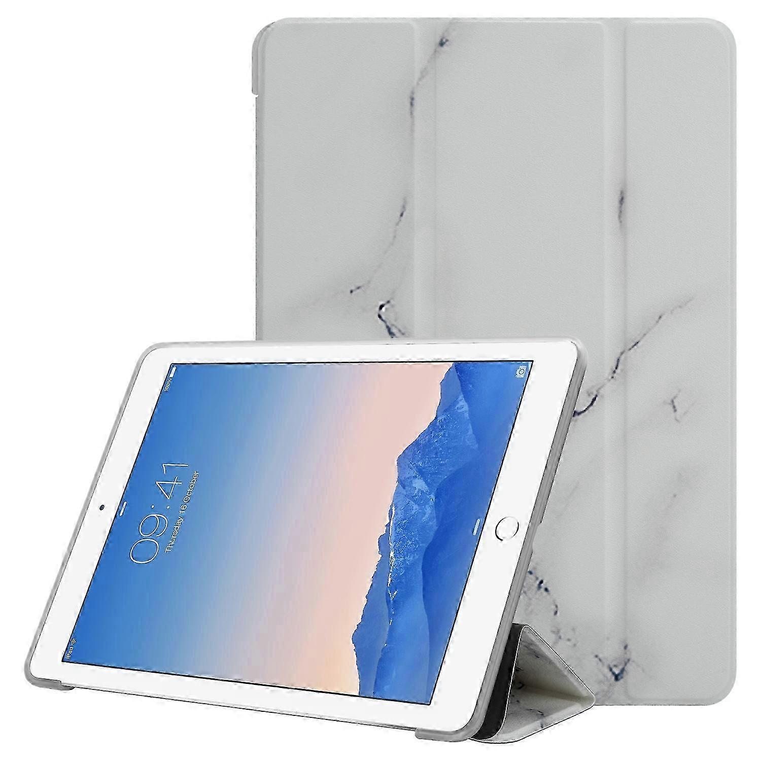 Protective Case for Tablets Compatible with Certain Models - Featuring a Stylish Marble Pattern Design