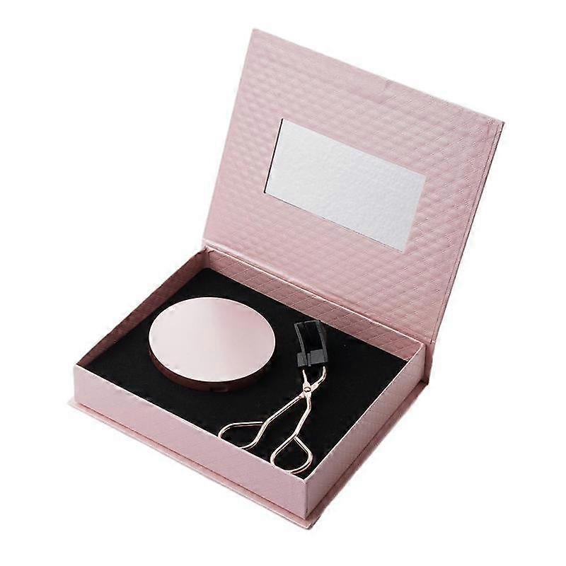 Pink (A)$Quantum magnetic eyelash set with clips, customized, densely packed, natural, thick, magnetic hard magnetic false eyelashes