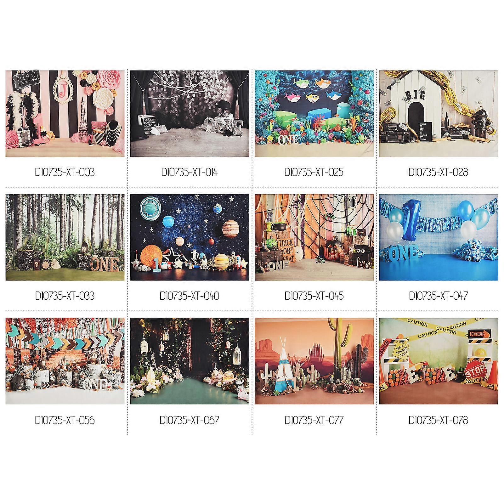 Kids Photography Backdrop 7x5ft - Non-Reflective Studio Background for Portraits & Parties