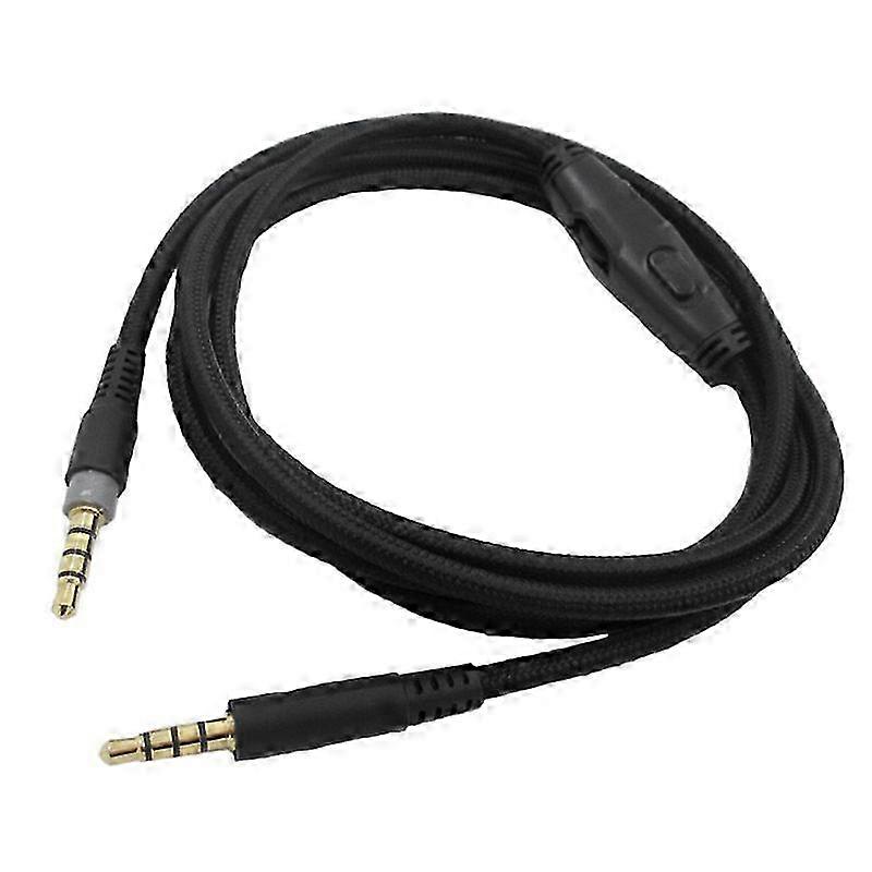 2025 For -HyperX Cloud Alpha/-HyperX Cloud Core Flight Headphone Cable with Volume Control Sound Control