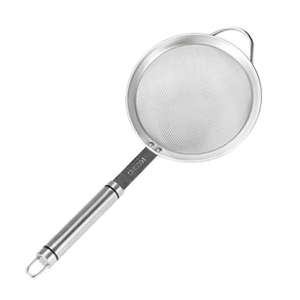 Stainless Steel Mesh Sifter Filter Strainer with Ergonomic Handle for Soy Milk, Juice, and Baking – Heat Resistant Flour and Cake Tool for Kitchen