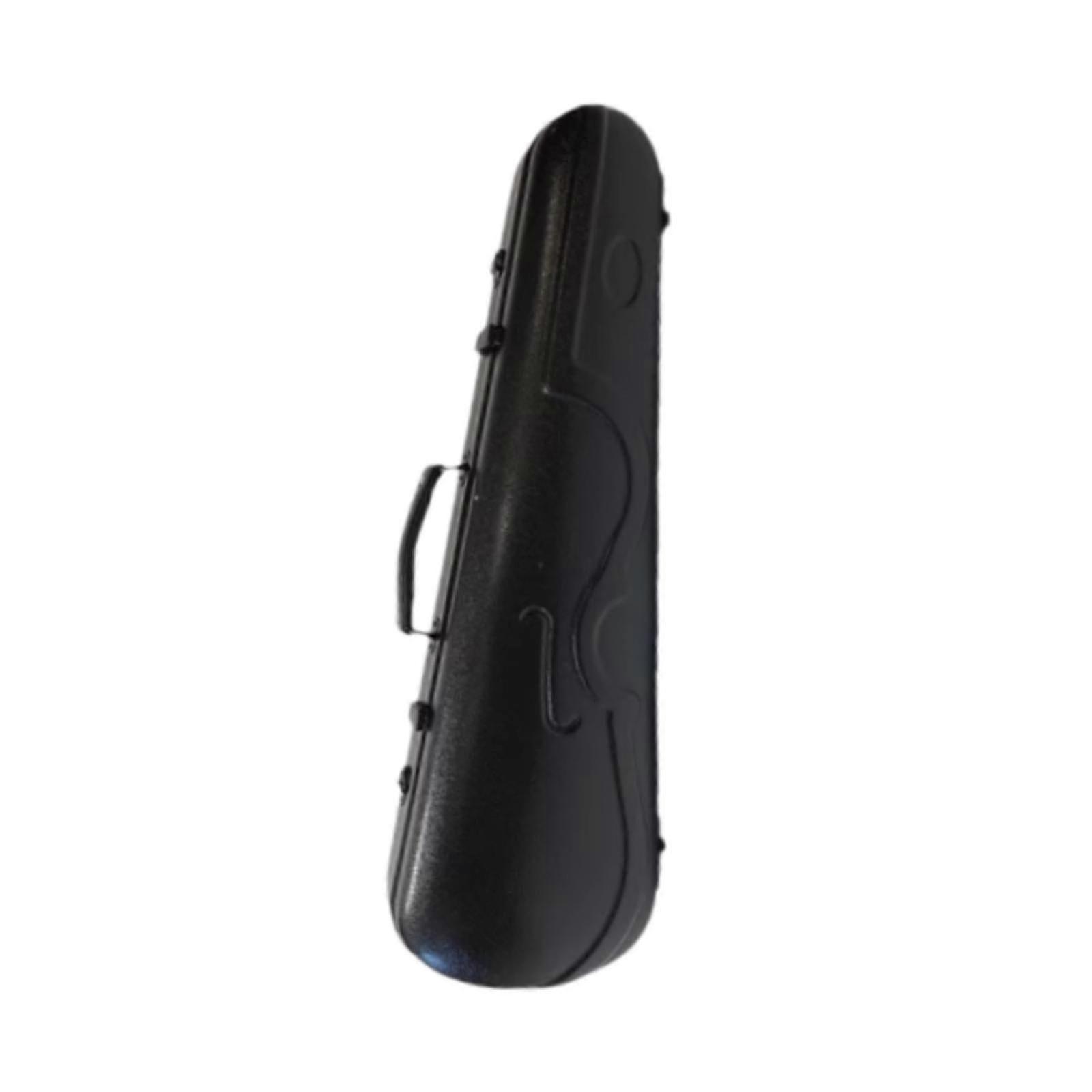 (Black) 4/4 Violin Case Hard Shell Carbon Fiber Viola Box For Amateur Players
