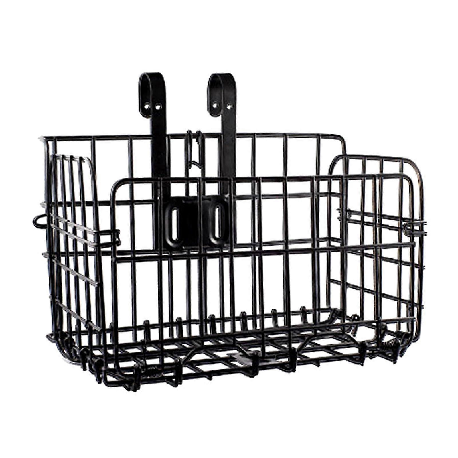 Foldable Bicycle Basket, Removable, Collapsible Hanging Basket For Mountain Bikes, Durable Storage, Front Or Rear Mount