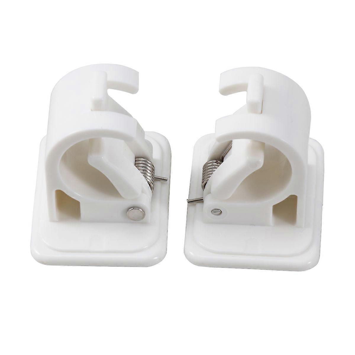 Round Shower Hook Mount, Adhesive Solution for Hanging Curtains and Accessories