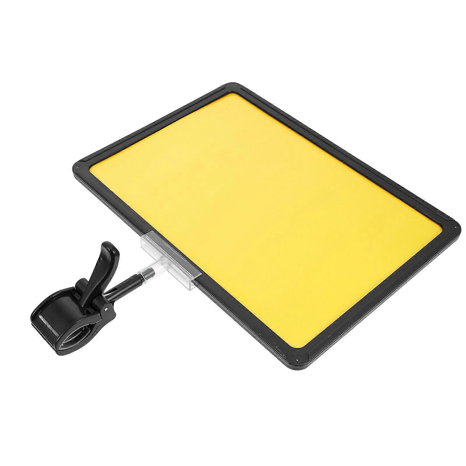 1 Set Supermarket A4 Billboard Price Tag Merchandise Price Label Board with Clip (A4 Size)