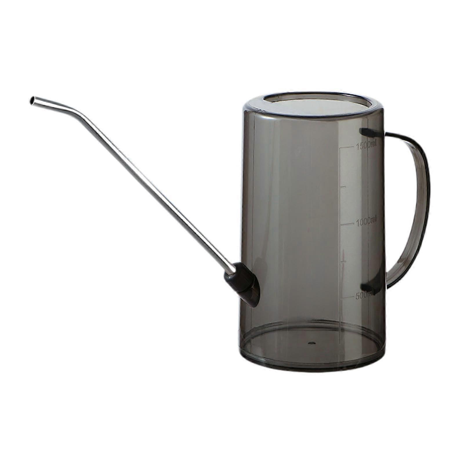 Sprinkler for Houseplants 1500 ml Capacity Gray Lightweight Design With Measurement Markings