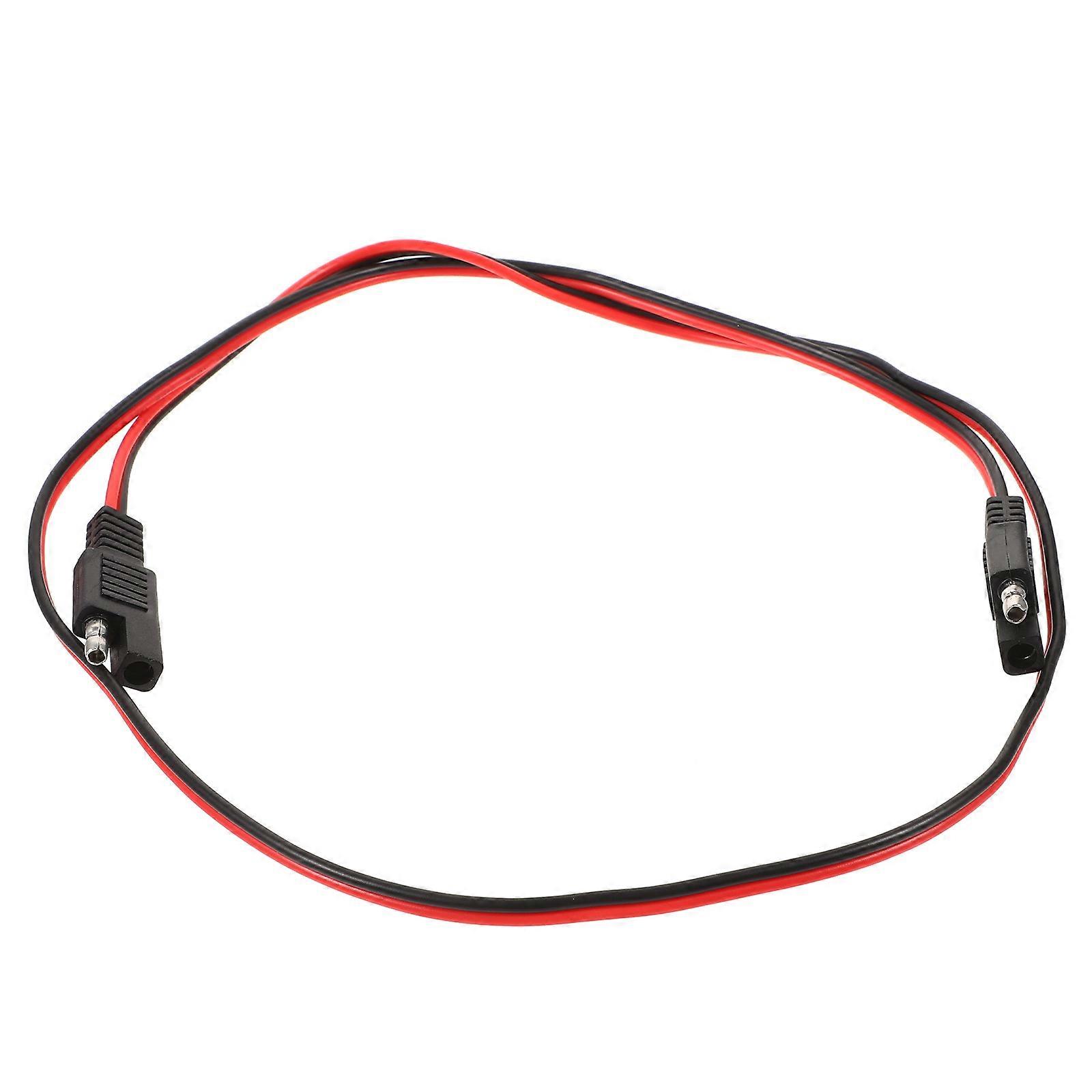 Two-Pin Plug Sae Extension Cable Solar Panel Connection Outdoor Use Copper 1Pack