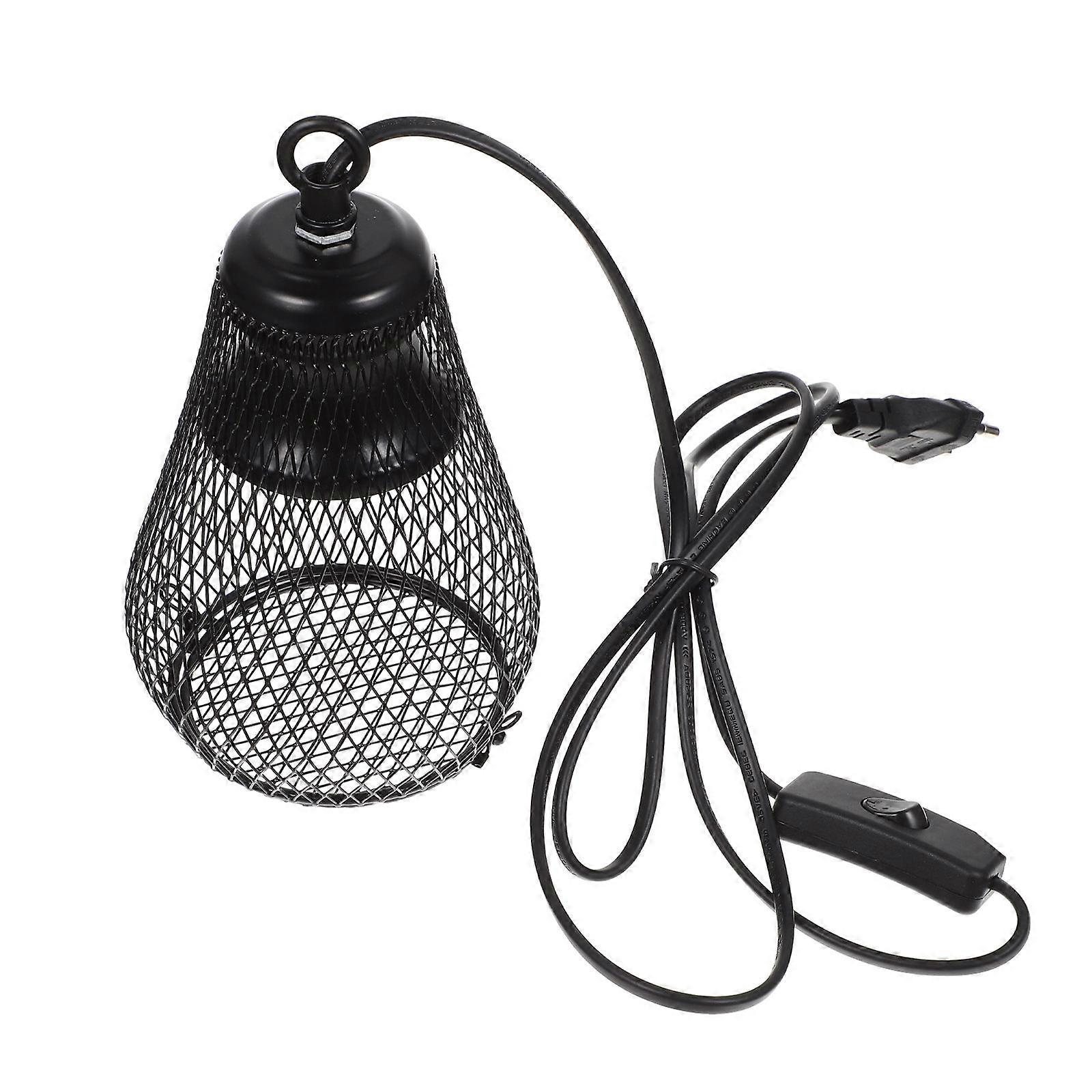 Heat Lamp Guard Reptile Heating Lampshade Anti-Scalding Protection Compact Design 20.00X10.00X10.00cm 1Pcs