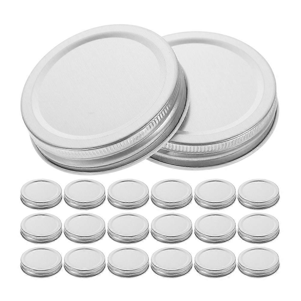Regular Mouth Jar Lids Mason Jar Replacement Cap Reusable Tinplate For Canning Jars 70mm Round Shape 30Pcs
