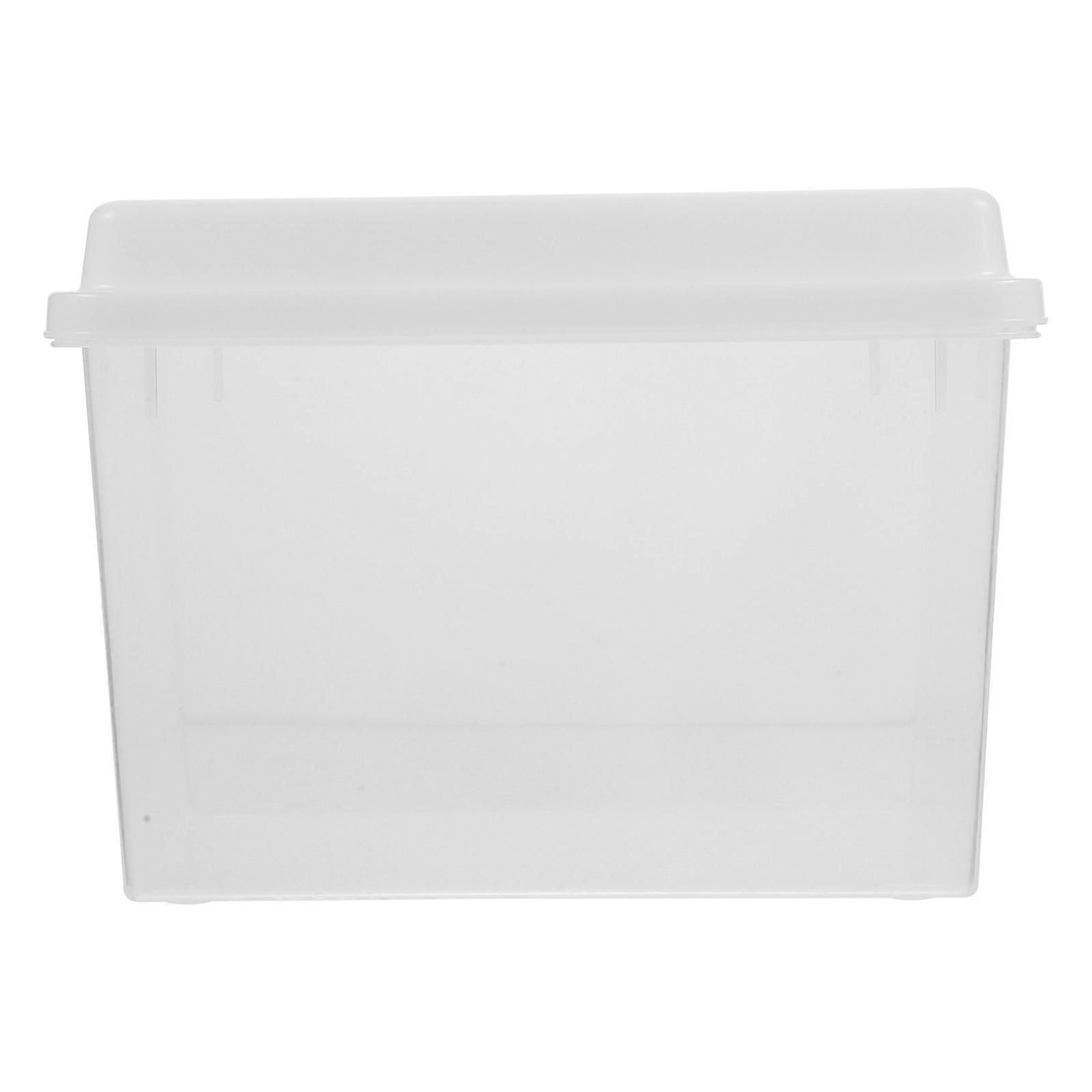 Catering Pan Box Modern Bread Box Coffee Shop Use Clear 3.4L Capacity Airtight Design Keep Bread Fresh 1Pack