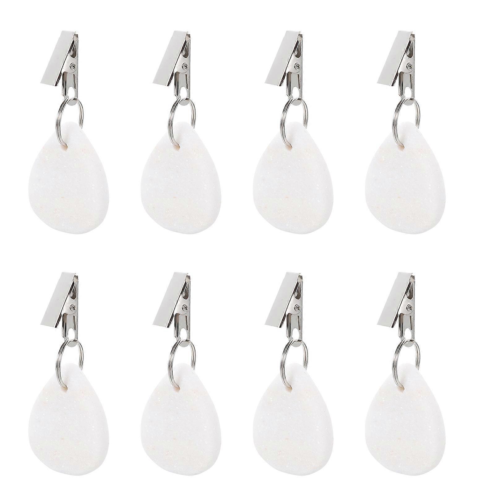 Tablecloth Fix Clip Windproof Tablecloth Weight Outdoor Dining Drop Shape 8Pcs