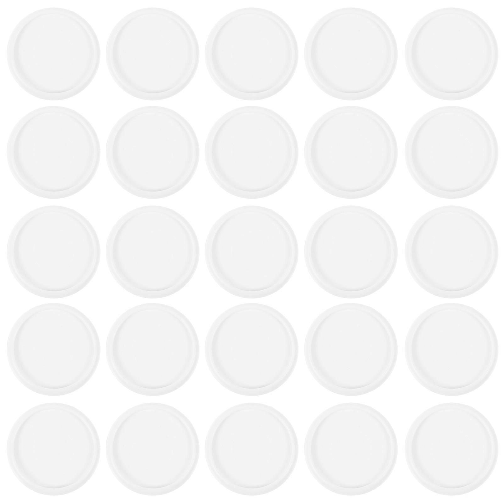 Plastic Book Binding Discs Discbound Loose-Leaf Binder Discs 32mm for Notebooks Simple Design Transparent Binding 55Pcs