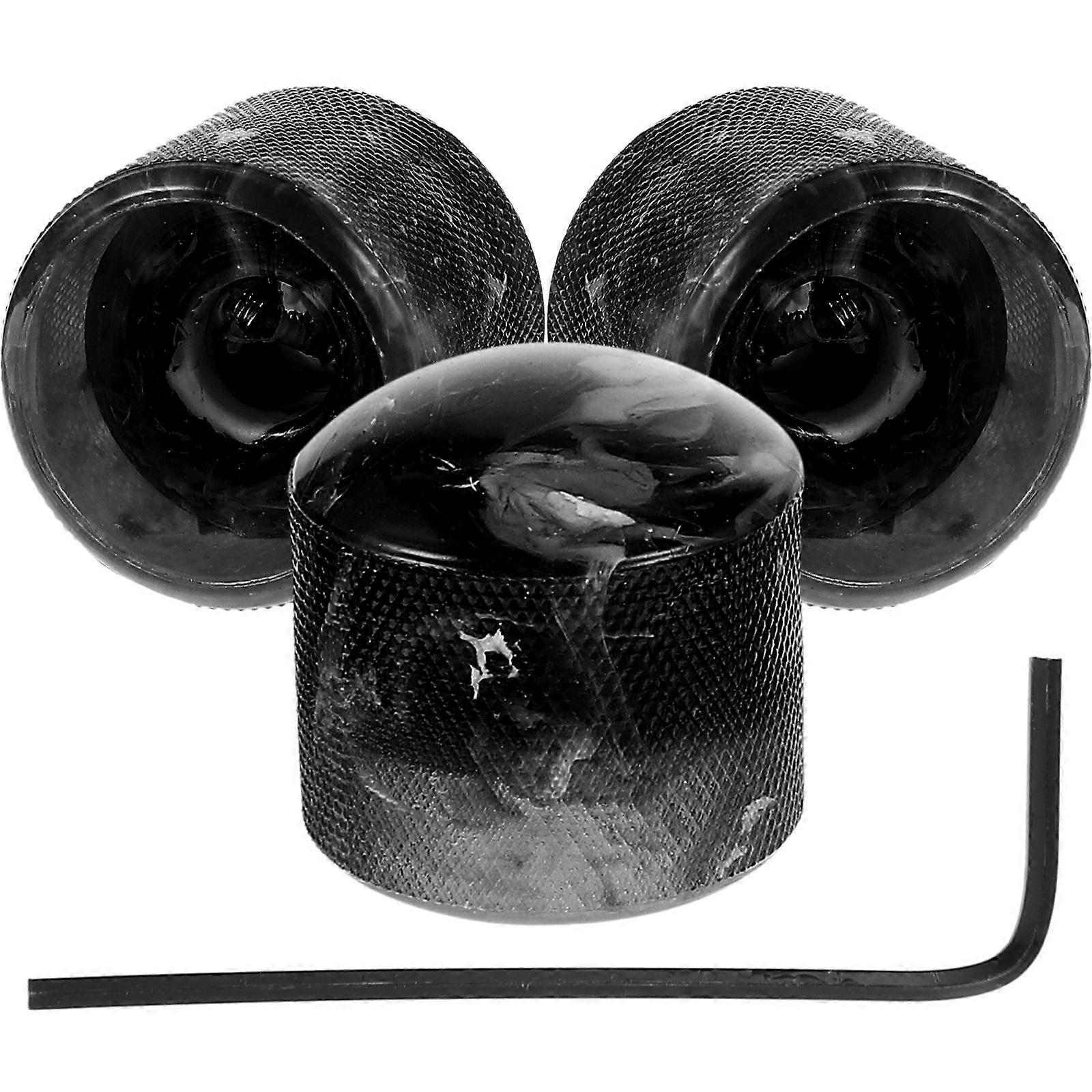 Guitar Control Knob Replacement Knobs For Electric Guitar Bass Volume Tone Control 1.8x1.8cm 4Pcs