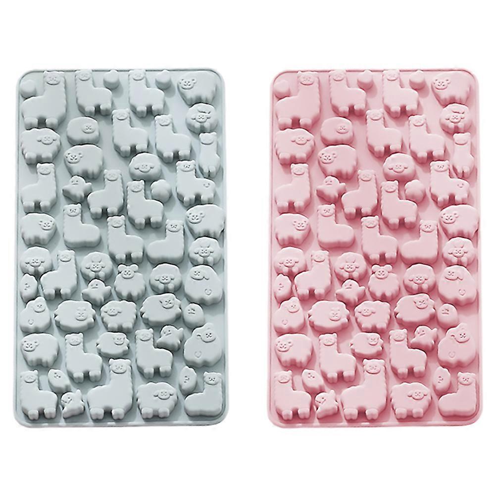Animal Molds For Chocolate Making Kitchen Tool Pink 23.20X12.90X1.10CM Silicone Candy Making 2Pcs