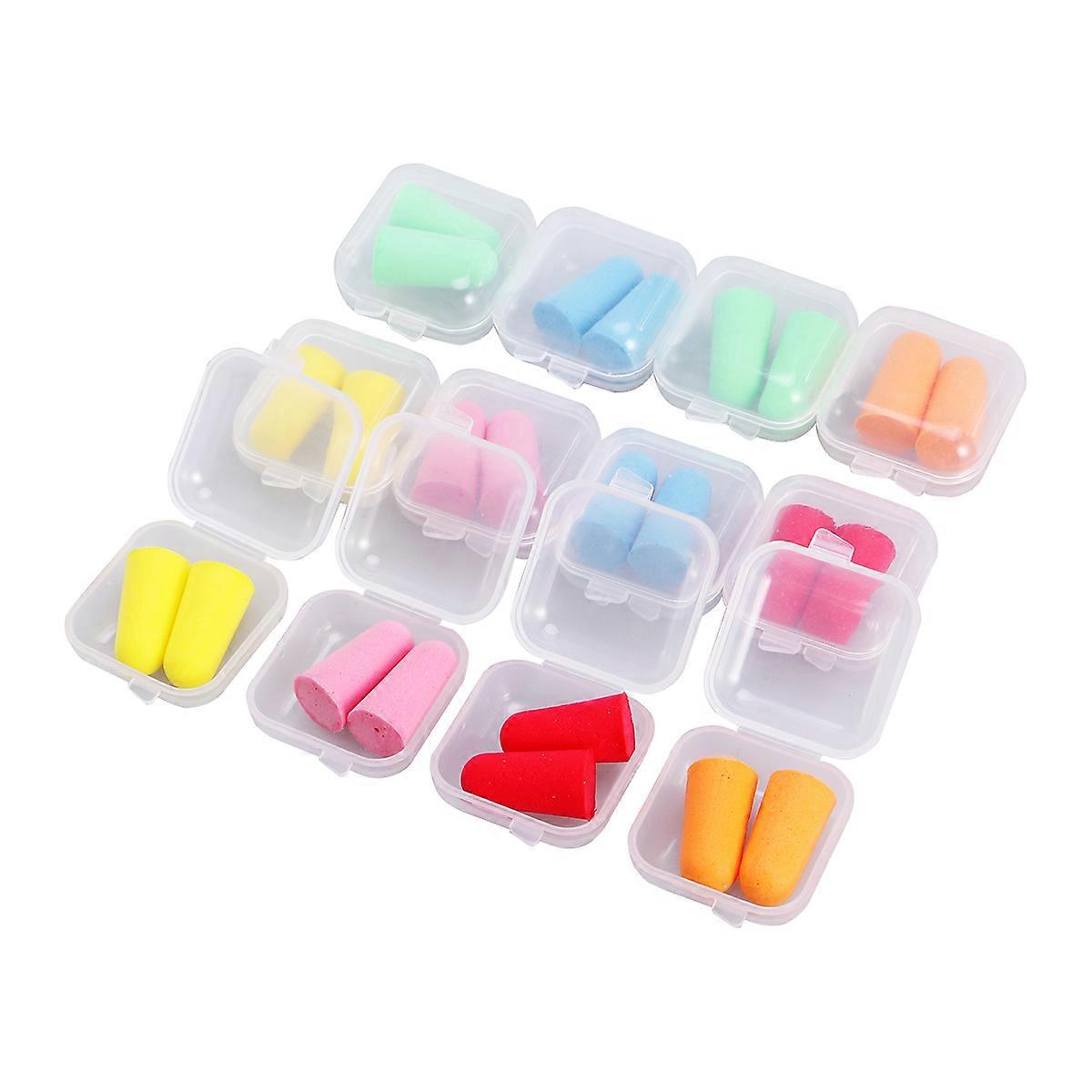 Safety Ear Plugs Quiet Sleeping Study Working Travel Snoring Foam Material 12 Boxes