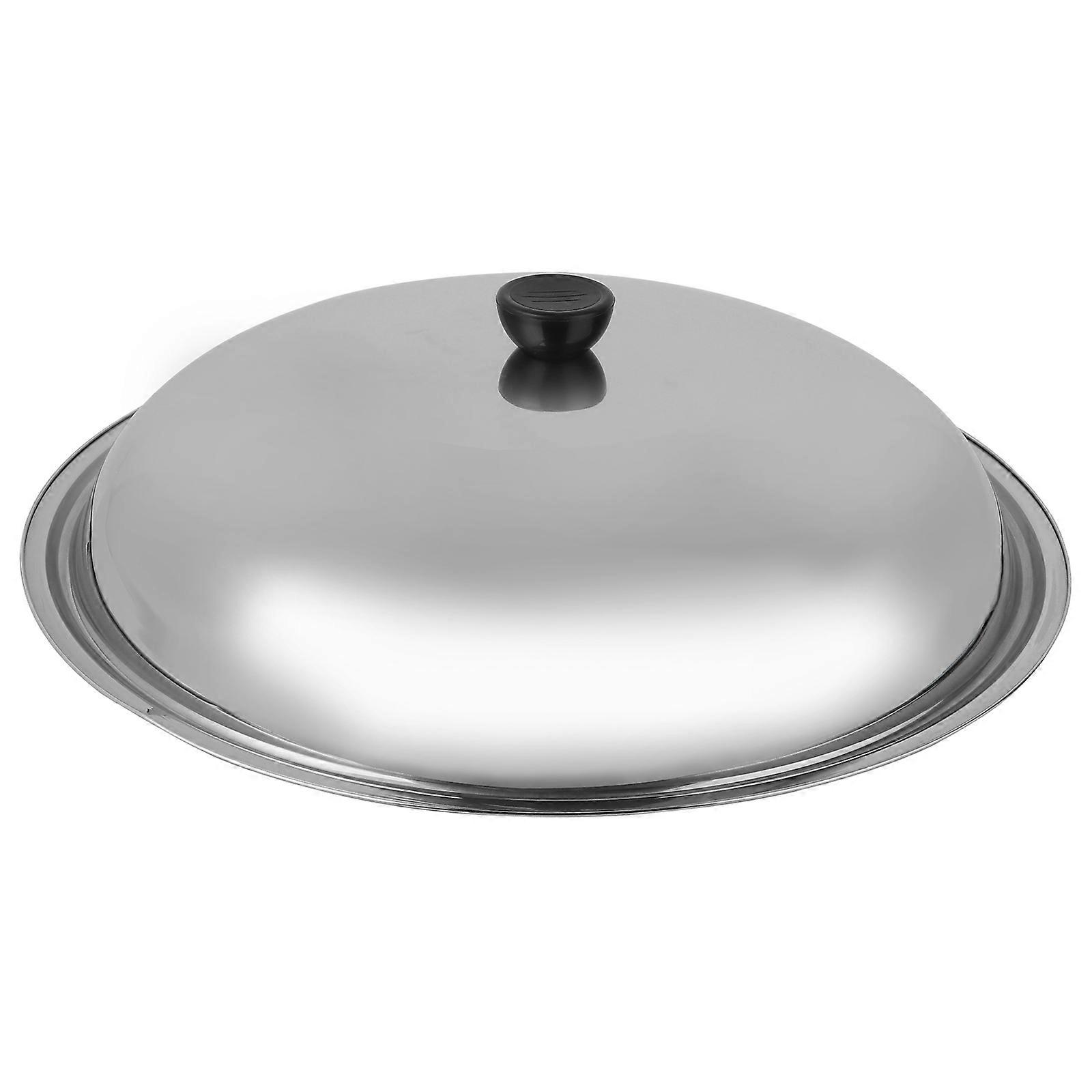 Cooking Pot Lid Stainless Steel Prevent Oil Splatter 40x40x8cm Home Cooks 1Pack