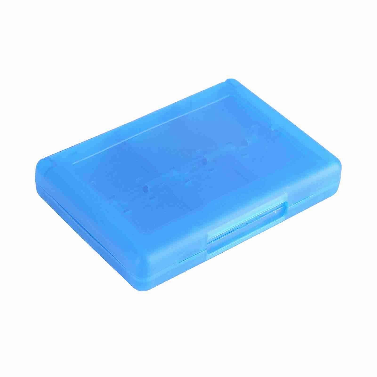 Étui de rangement 28 en 1 en plastique PP pour cartes de jeu Nintendo 3DS DSL DSI LL Bleu