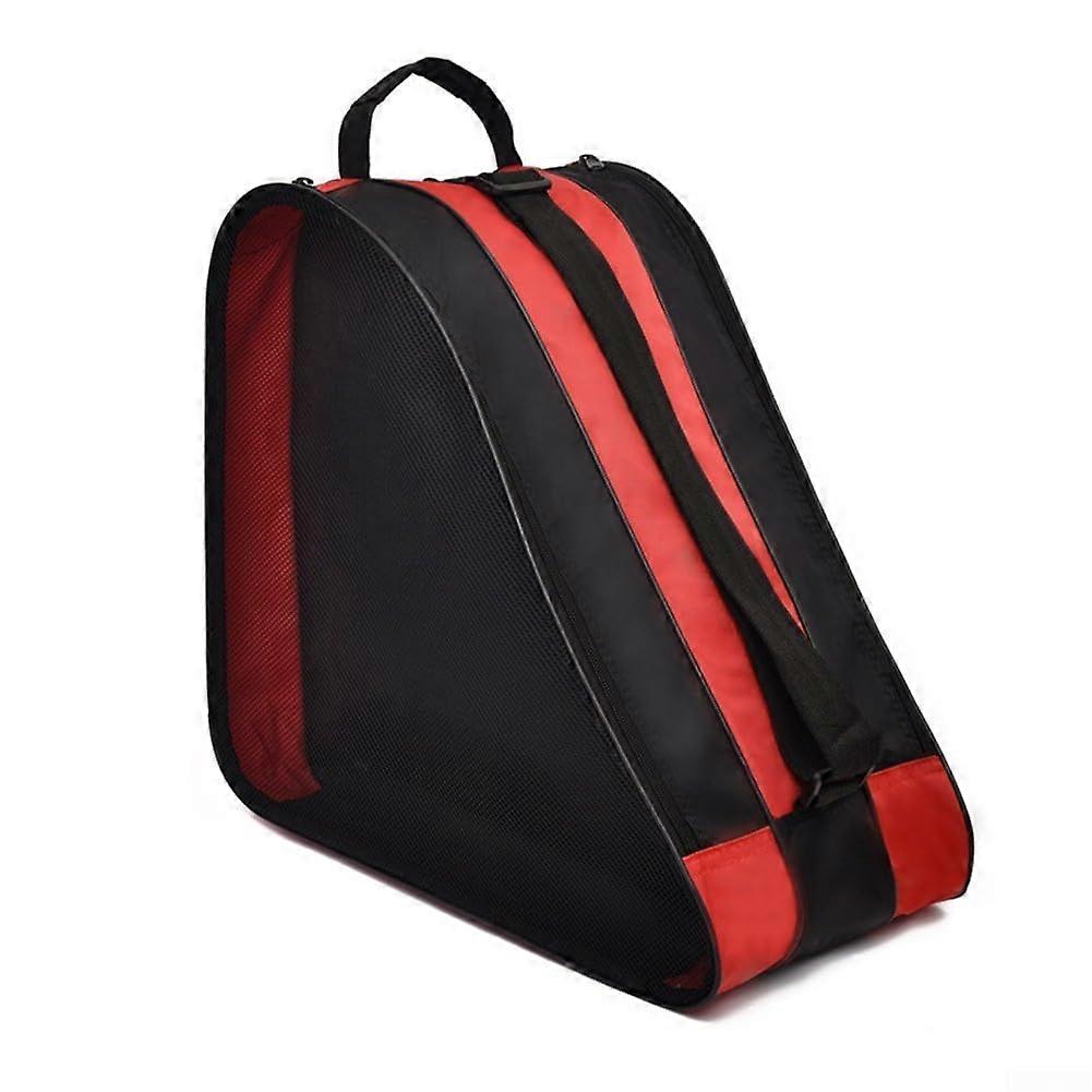 Skateboard Bag with Portable Handle and Comfortable Shoulder Strap, Red, Durable Material, Versatile Design