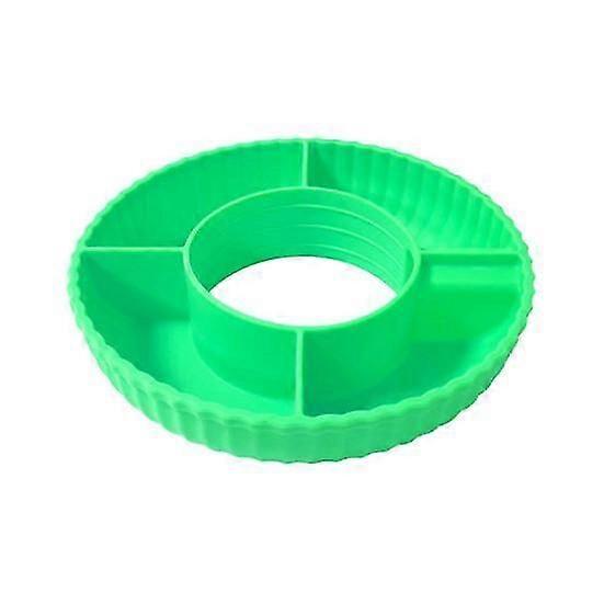 طبق وجبة خفيفة من السيليكون لمدة 40 أونصة أكواب قابلة لإعادة الاستخدام صينية وجبات خفيفة 4 مقصورات حاوية وجبات خفيفة لملحقات الأكواب سهلة التنظيف