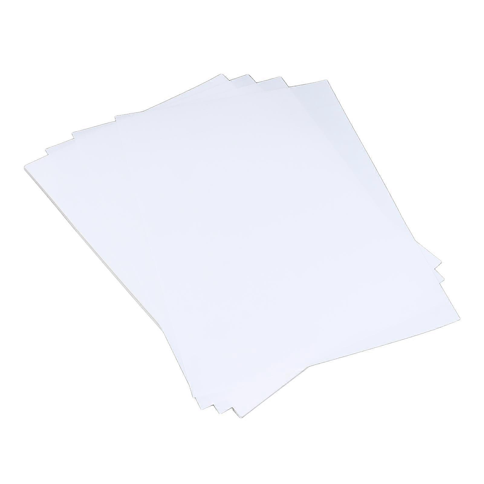 20 Sheets Holographic Clear Sticker Paper Glossy Laser Sticker for Inkjet Printer