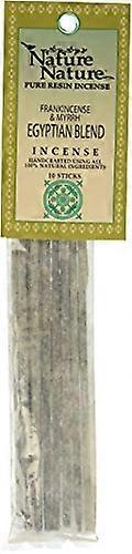 Egyptian Blend Frankincense And Myrrh Pure Resin Over Stick Incense - Nature Nature - 10 Sticks