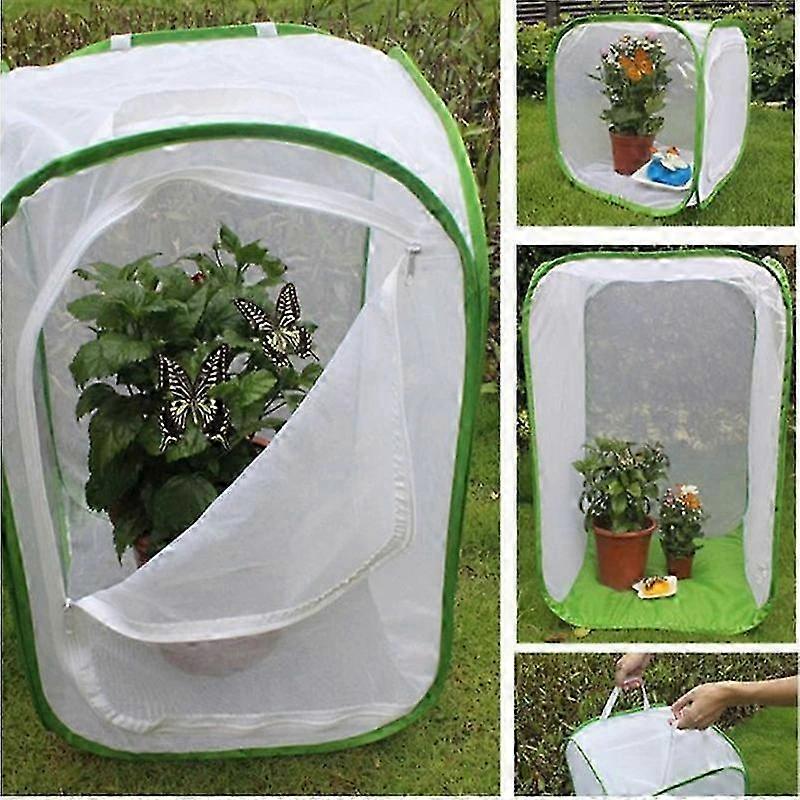 Collapsible Insect Cage Mesh Habitat for Birds, Butterflies, Mantis, and Stick Insects - Breeding Net for Crickets, Silkworms, and Cocoon Ha