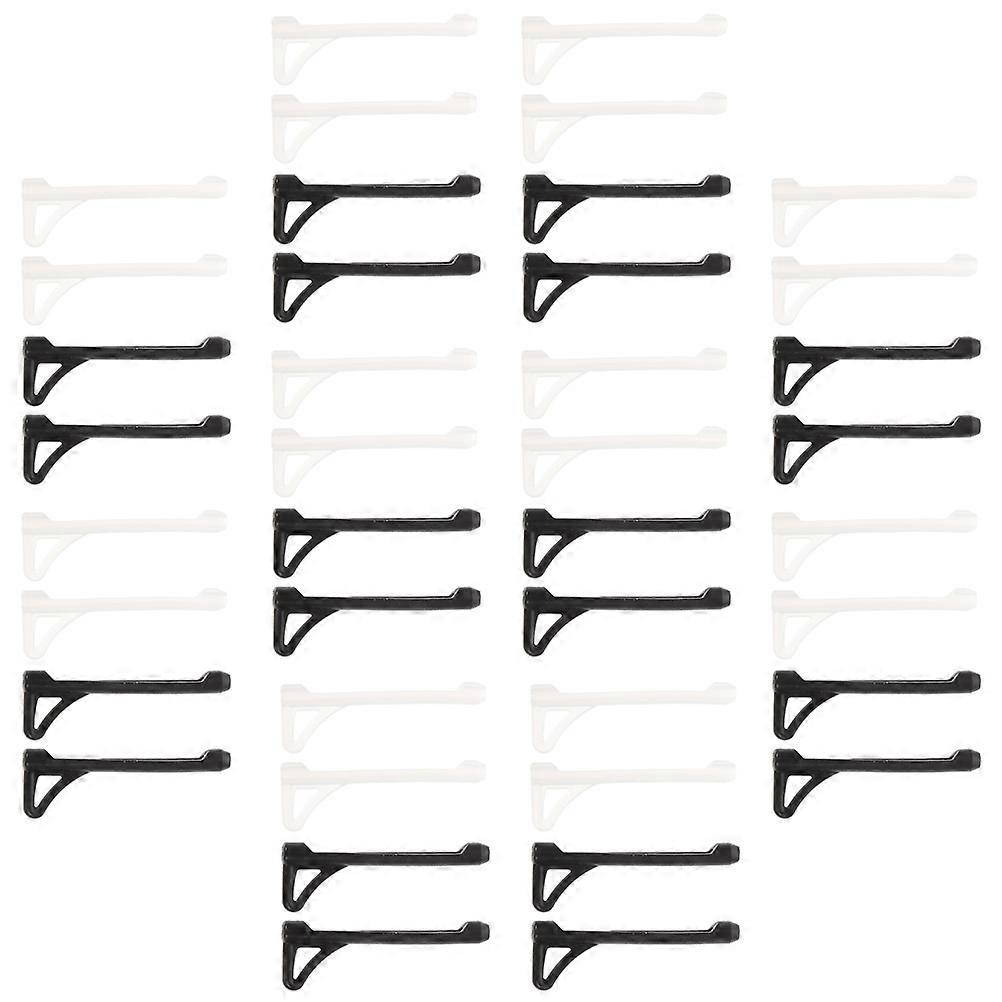 Lightweight Non Slip Glasses Ear Hooks   20 Pairs for Secure Fit, Comfortable Grip, Prevents Slipping During Exercise   Eyewear Accessory