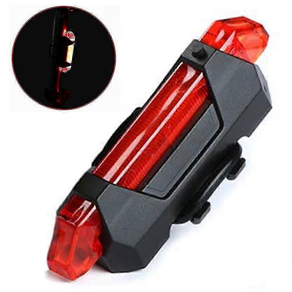 USB Rechargeable LED Bicycle Rear Light, 4 Light Mode Options