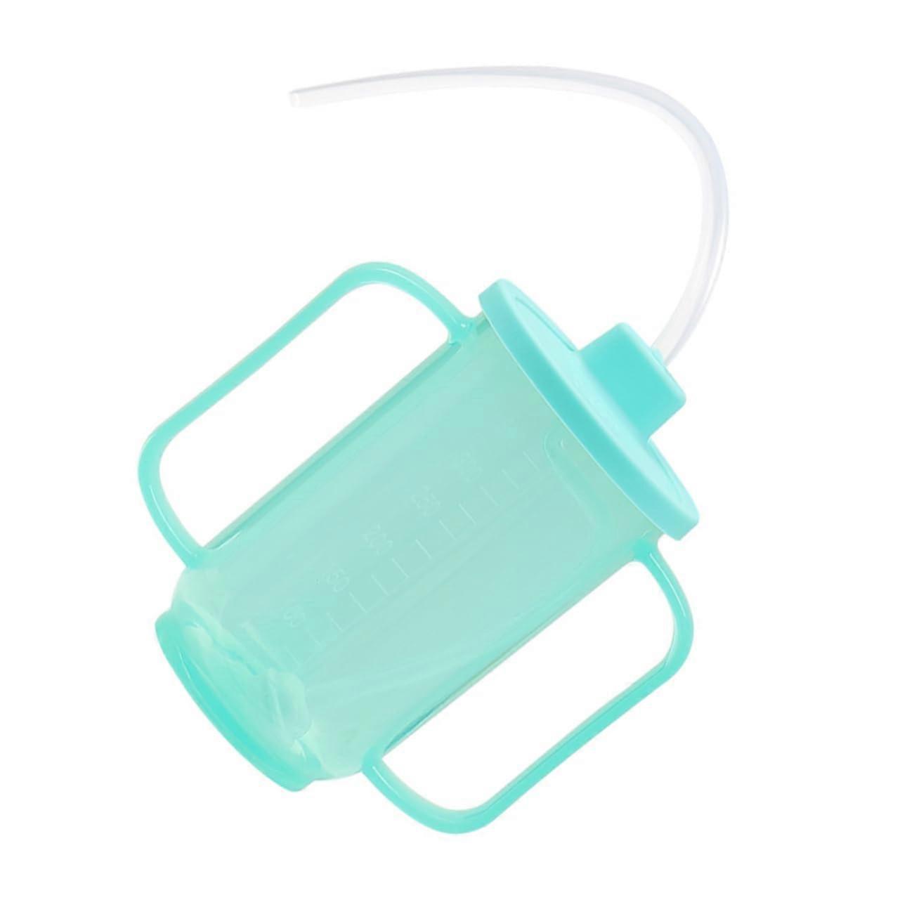 Straw cups for disabled patients, leakproof and ergonomic, designed for bedridden adults and seniors to assist with drinking.