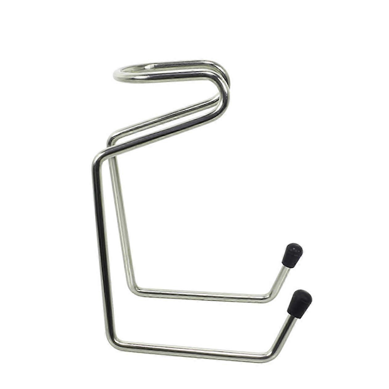 Shaving Brush Holder Silver - Durable Moustache Brush Storage Rack, Adjustable Stand for Shaving Brushes, Tool Organizer