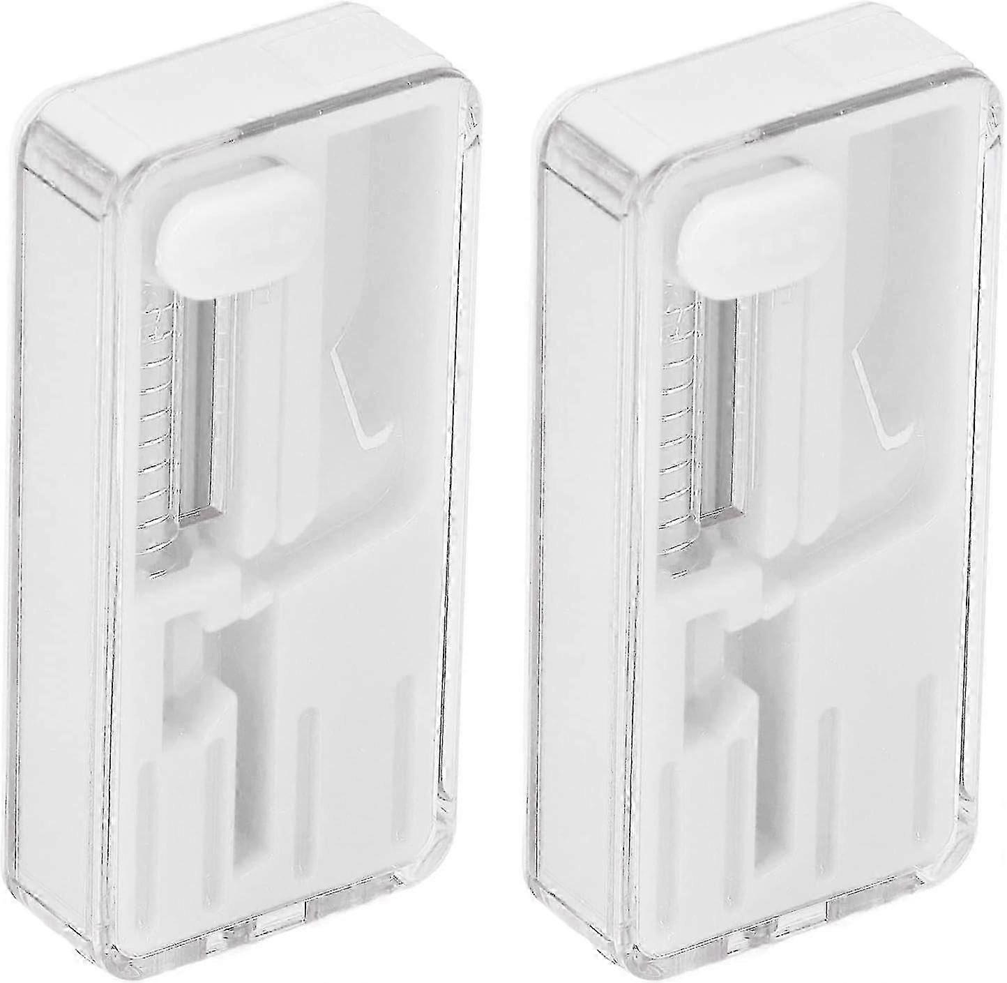 Lightweight Memory Spring Bead Pusher Box, 2PCS Cigarette Explosion Bead Pusher