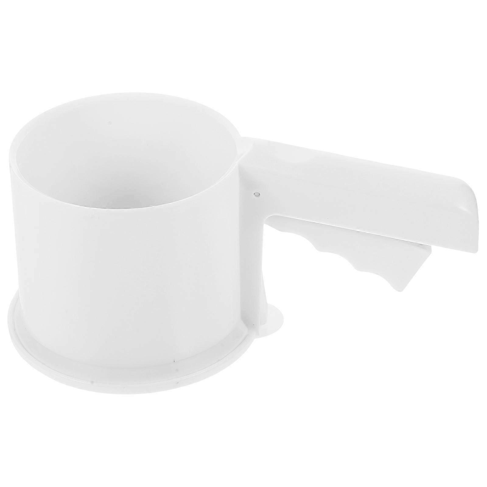 Manual Flour Sifter Sieve for Baking Enthusiasts with Fine Mesh Filtering Plastic Material 1Pcs