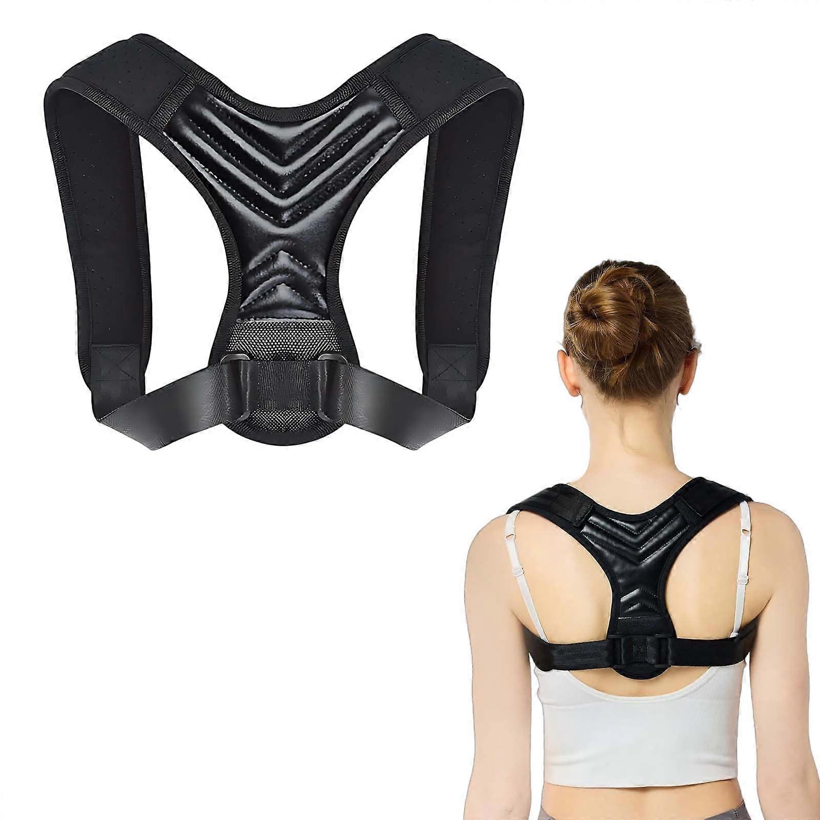 Back Support Belt Adjustable Unisex Posture Corrector for Office and Everyday Use Straight Back Straightener