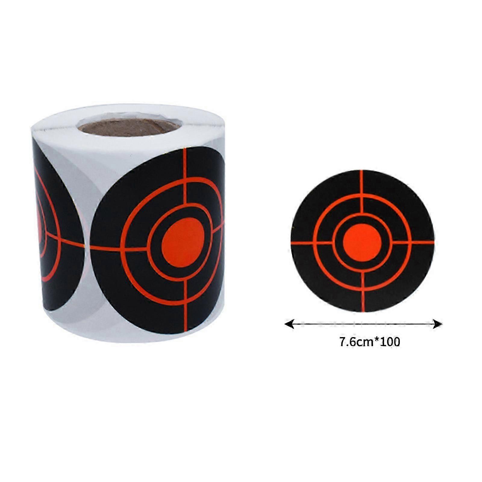 Shooting Targets Stickers 3 Inch, Adhesive Paper Targets for Shooting Range, Roll Splatter Targets Stickers for Shooting Hunting Training