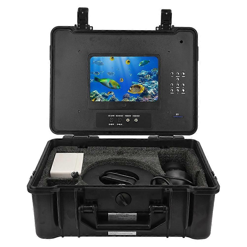 7" 360 Degree Rotating Underwater Fishing Video Camera Fish Finder With DVR (20m Cable,)