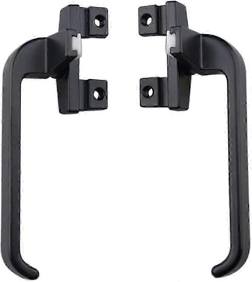 Black aluminum alloy window handle left and right handle casement door and window lock push-out window handle