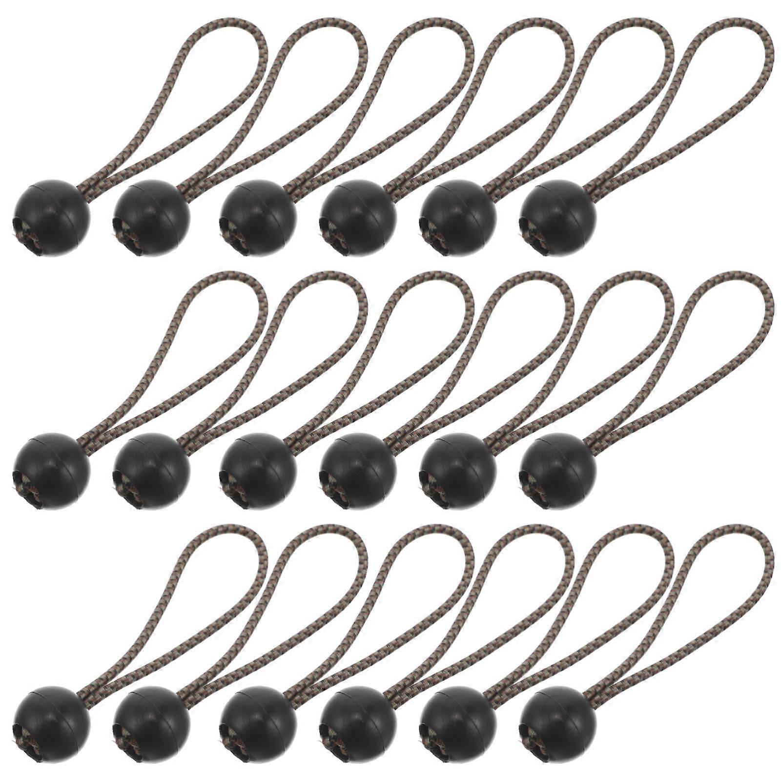 30 pieces outdoor tent belt part with elastic buckles practical storage ropes for tents and tarps lightweight and durable for camping and