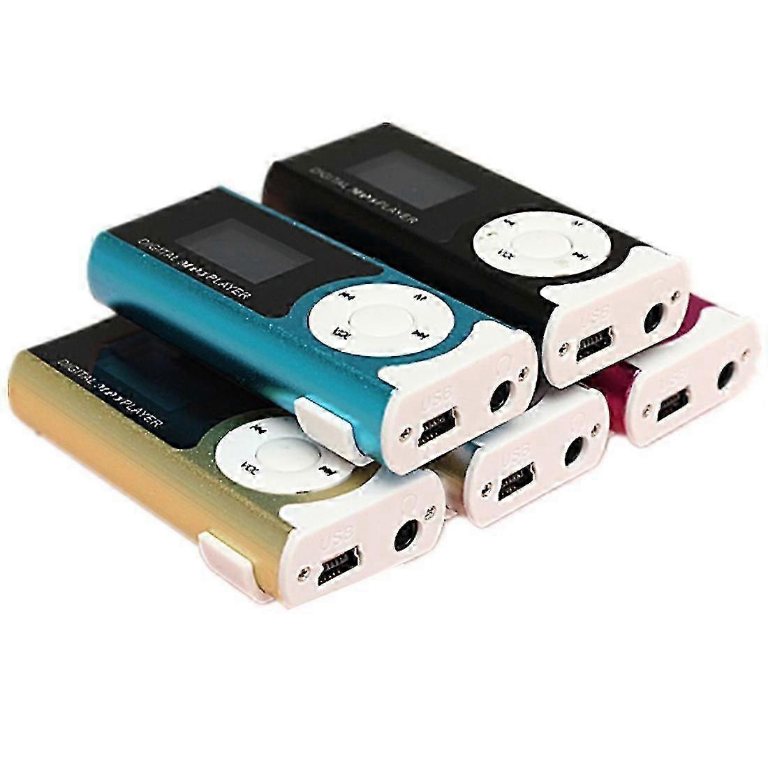 MINI USB clip player MP3 player LCD screen 16GB mini SD TF card hwy