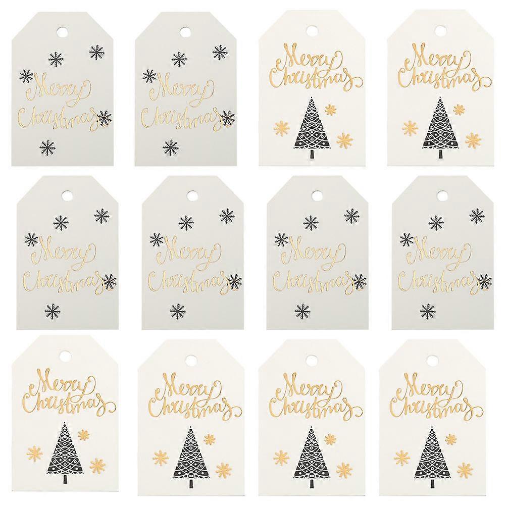 Assorted Color Christmas Label for Decoration Made of Paper 200pcs