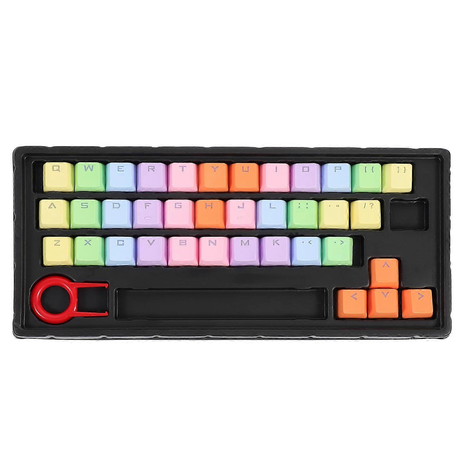 Low Profile Keycaps For Mechanical Keyboard Stylish Material 1Set