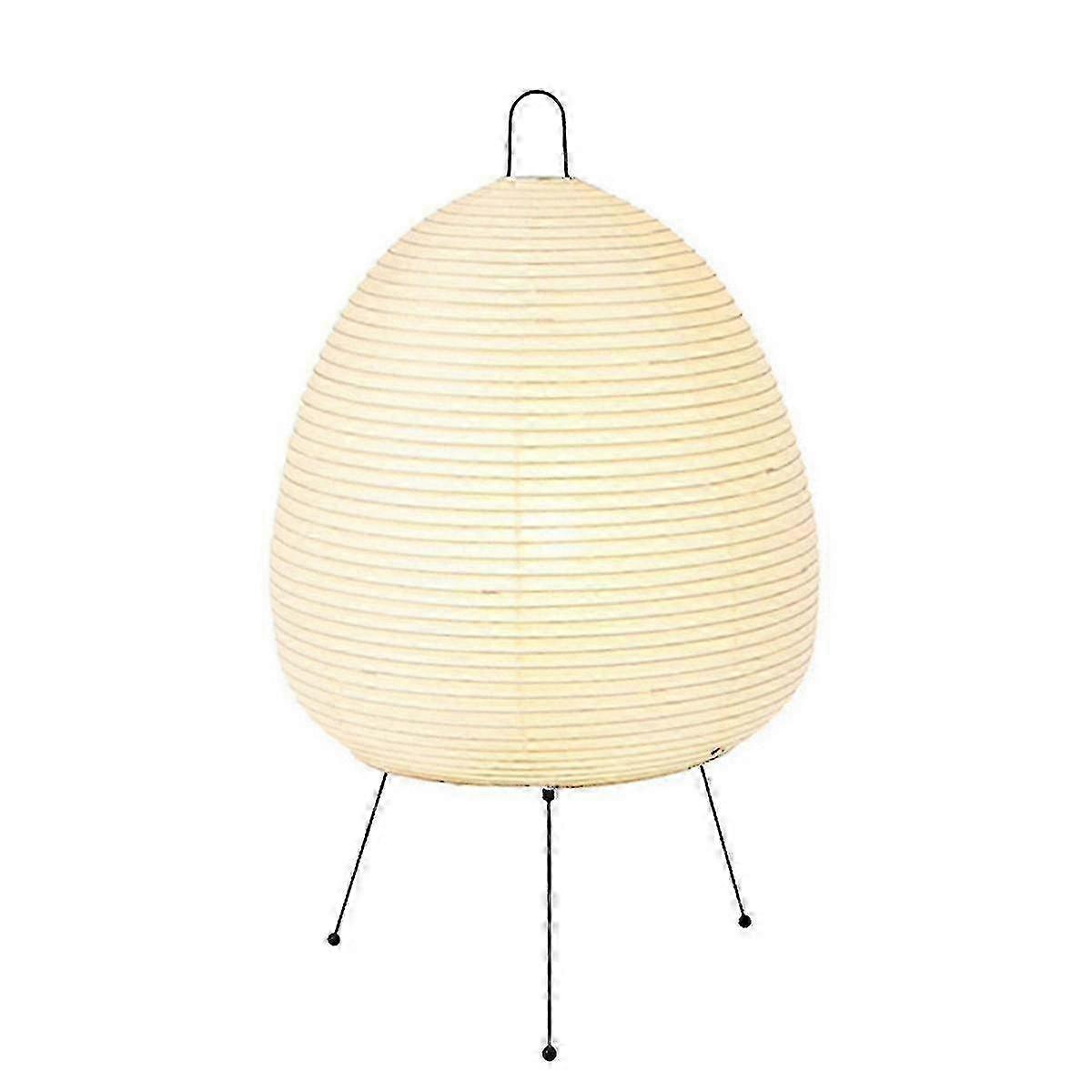 LED table lamp for living room with rice paper shade EU plug