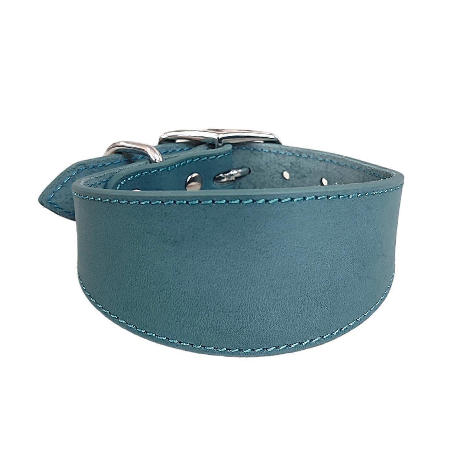 Elegant Dogs Leathers Collar Soft Padding Wide Collars Adjustable Puppy Collars Ref: 2166