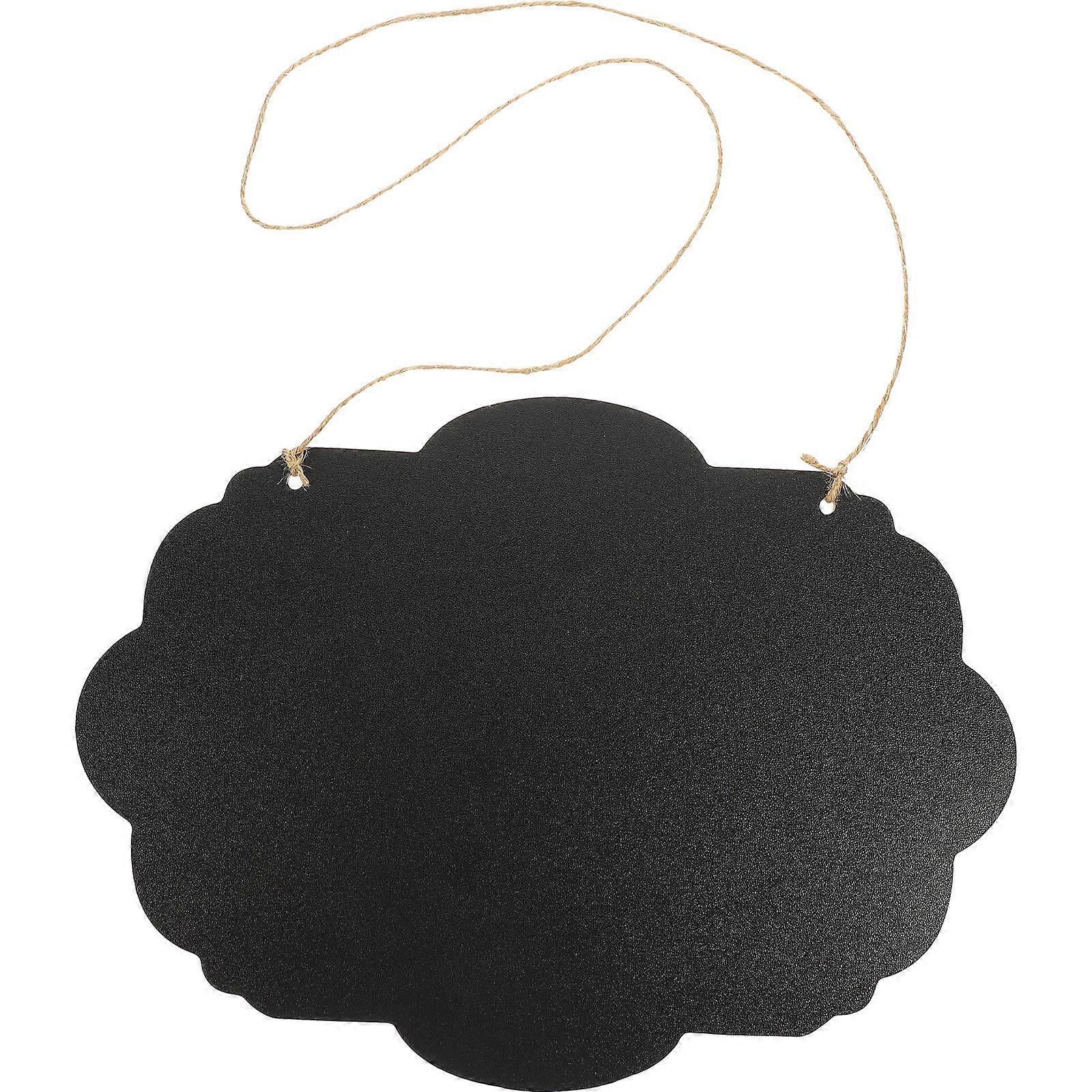 Wall Hanging Chalkboard Sign Double Sided Memo Board Door Message Board Hanging Blackboard