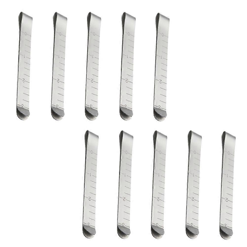 Sewing Clips Hemming Clips for Daily Use 10Pcs Silver Alloy Tools