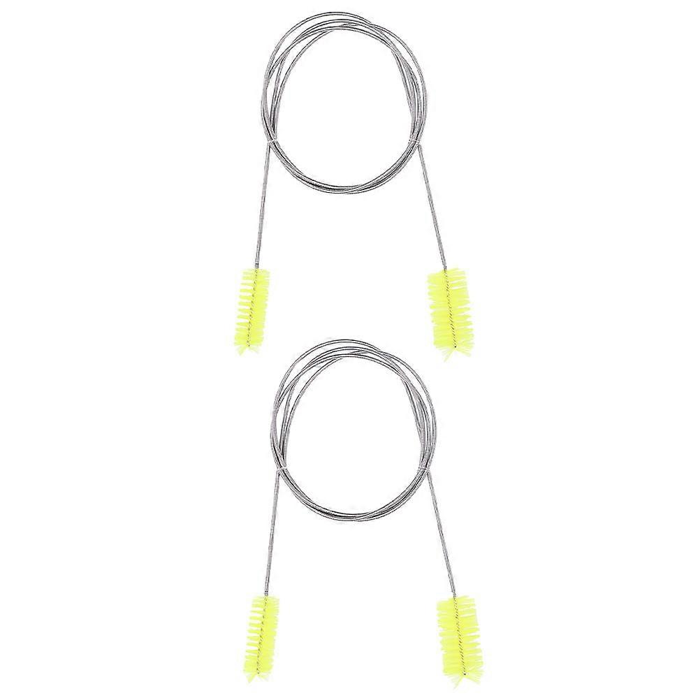 Pipe Cleaner Double Ended Brush Hose Cleaning Brush for Fish Tank Maintenance Home Use 2Pcs
