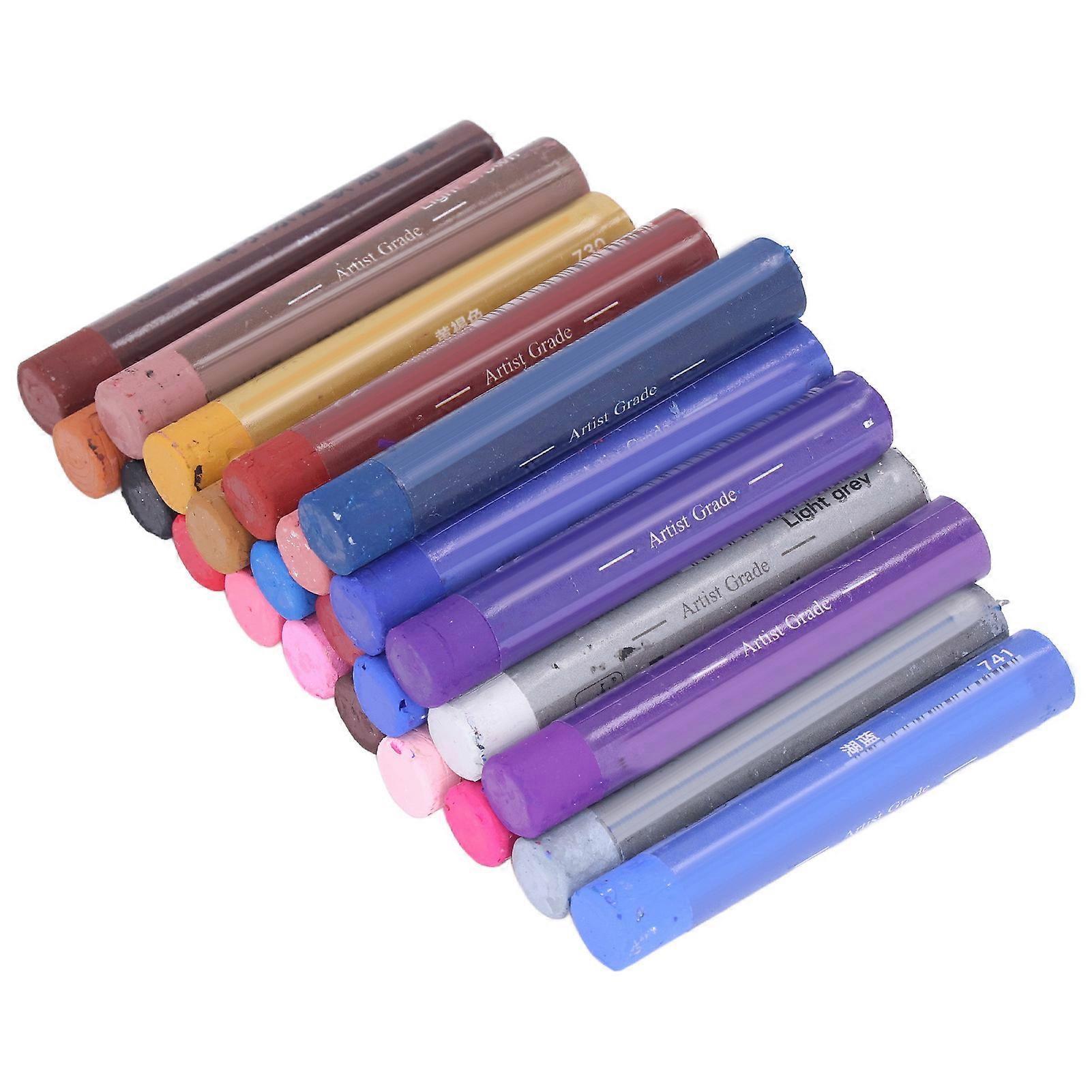 52Pcs Oil Pastel Set Rich Bright Colors Unique Texture Write Smoothly Strong Adhesion Pastels Art Supplies for School8948ST